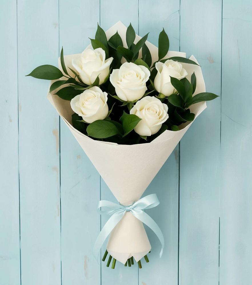 Букет цветов из: Розы в Знаменском Омской области