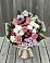 Букет цветов из: Альстромерии, Гвоздики, Розы и Хризантемы в Знаменском Омской области