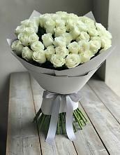Букет 35 Белых роз в Знаменском Омской области