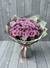 Букет цветов из:  Хризантемы в Знаменском Омской области