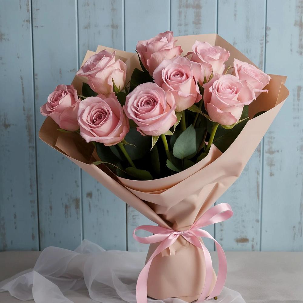 Букет цветов из: Розы в Знаменском Омской области