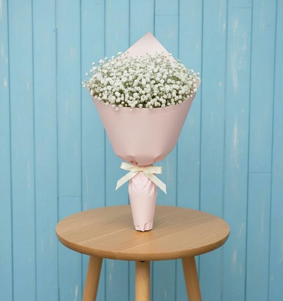 Букет цветов из: Гипсофила в Знаменском Омской области