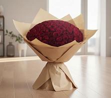 Букет 101 Красная роза в Знаменском Омской области