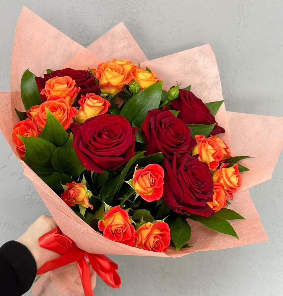 Букет Любовь и восторг в Знаменском Омской области