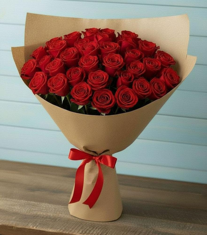 Букет Красные розы Милано в Знаменском Омской области