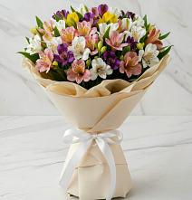 Букет цветов из:  Альстромерии #REPLACE_PRED# Знаменском Омской области