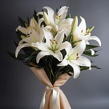 Букет цветов из:  Лилии #REPLACE_PRED# Знаменском Омской области