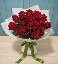 Букет Красные розы в Знаменском Омской области