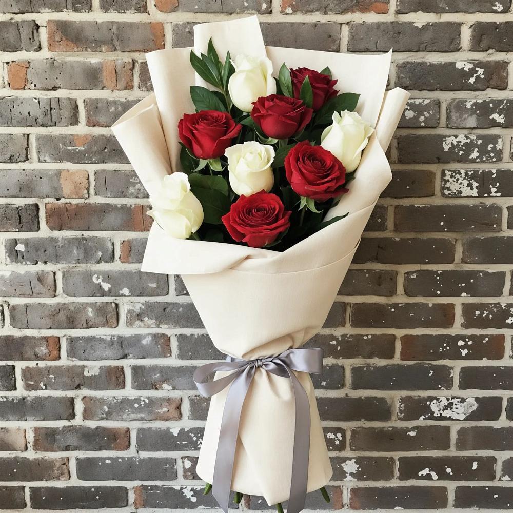 Букет цветов из: Розы в Знаменском Омской области