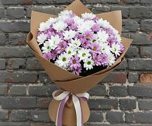 Букет цветов из:  Хризантемы в Знаменском Омской области