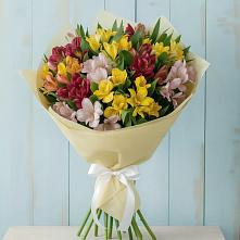Букет цветов из:  Альстромерии в Знаменском Омской области