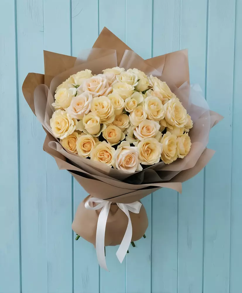 Букет Кремовое облако в Знаменском Омской области