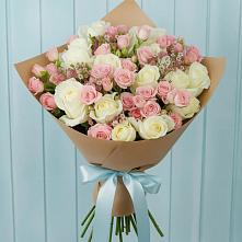 Букет цветов из:  Розы #REPLACE_PRED# Знаменском Омской области